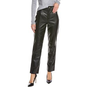 Walter Baker Womens  Yvette Leather Pant, Black